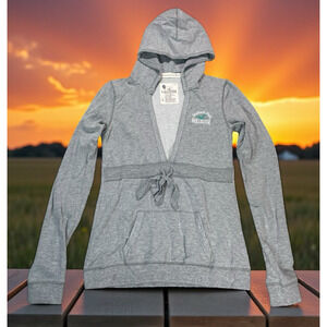 Vintage Y2K Hollister Baby Doll Fitted Hoodie Top Size Large Bella Elena Grunge